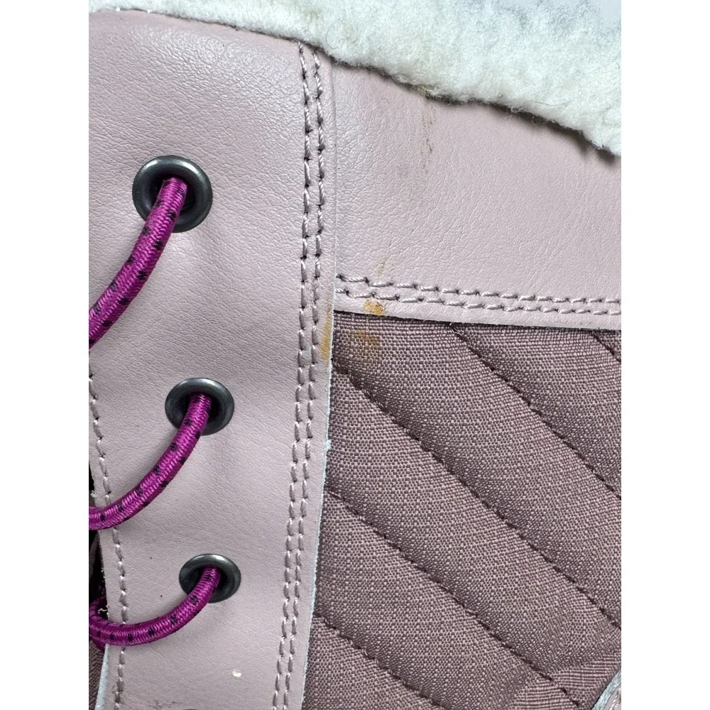 All In Motion Sklylar Girls Snow Boots 4 Pink Blush Leather‎ Thermolite Winter